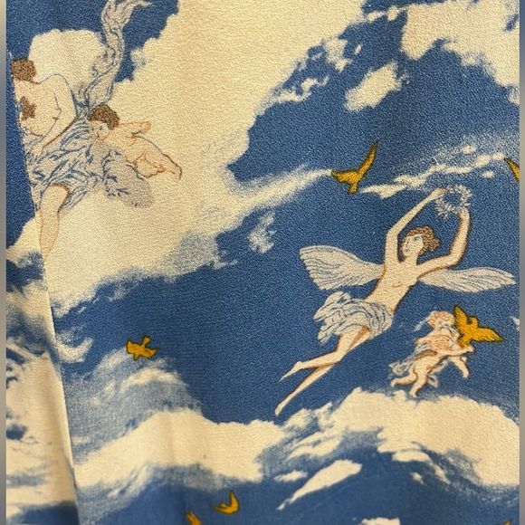 Reformation “Crimini” dress in the Cielo angel clouds print 2 - Picture 4 of 5